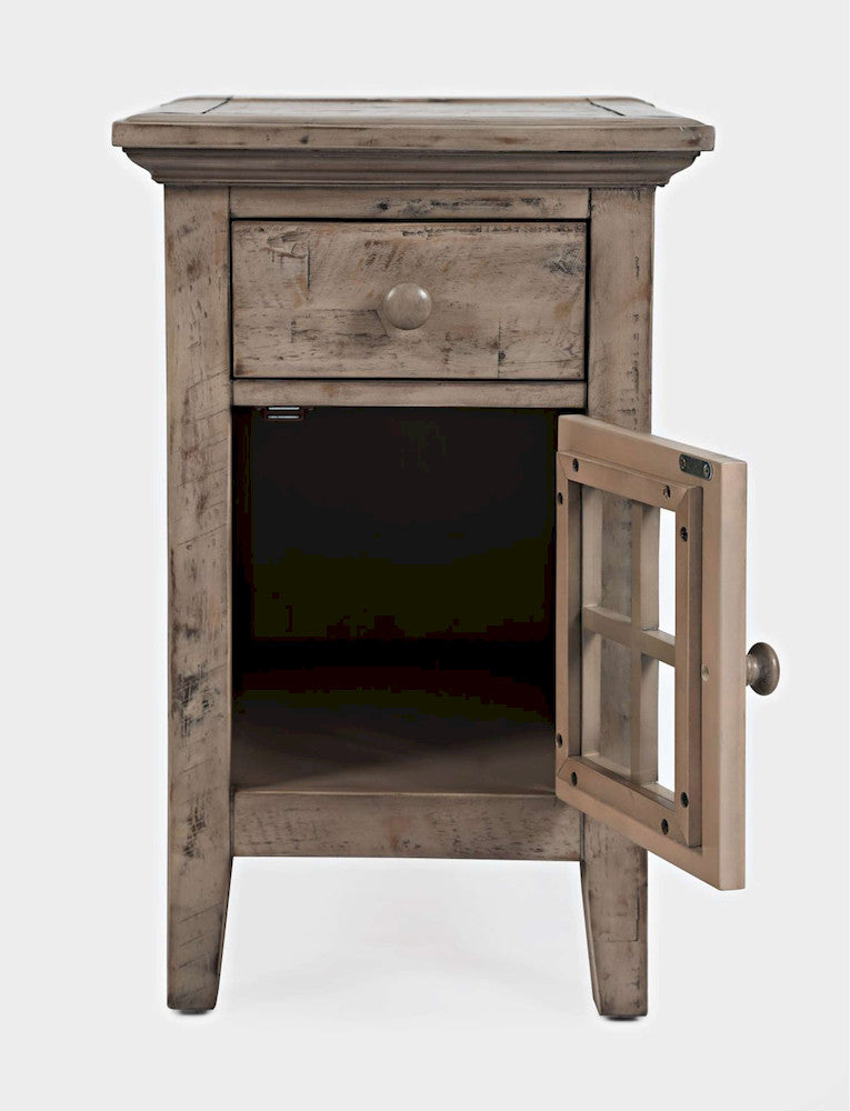 Jofran - Rustic Shores Poer Chairside in watch Hill Brown-Grey - 1620-22 view 5