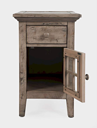 Jofran - Rustic Shores Poer Chairside in watch Hill Brown-Grey - 1620-22 view 5