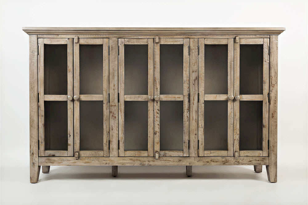 Jofran - Rustic Shores Watch Hill Brown-Grey Grey 70in Accent Cabinet - 1620-70 view 1
