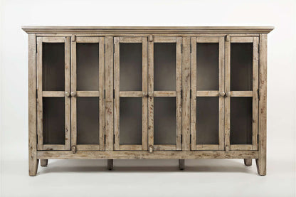 Jofran - Rustic Shores Watch Hill Brown-Grey Grey 70in Accent Cabinet - 1620-70 view 1