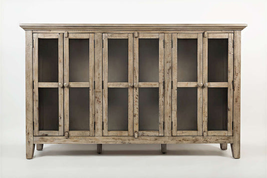 Jofran - Rustic Shores Watch Hill Brown-Grey Grey 70in Accent Cabinet - 1620-70 view 1