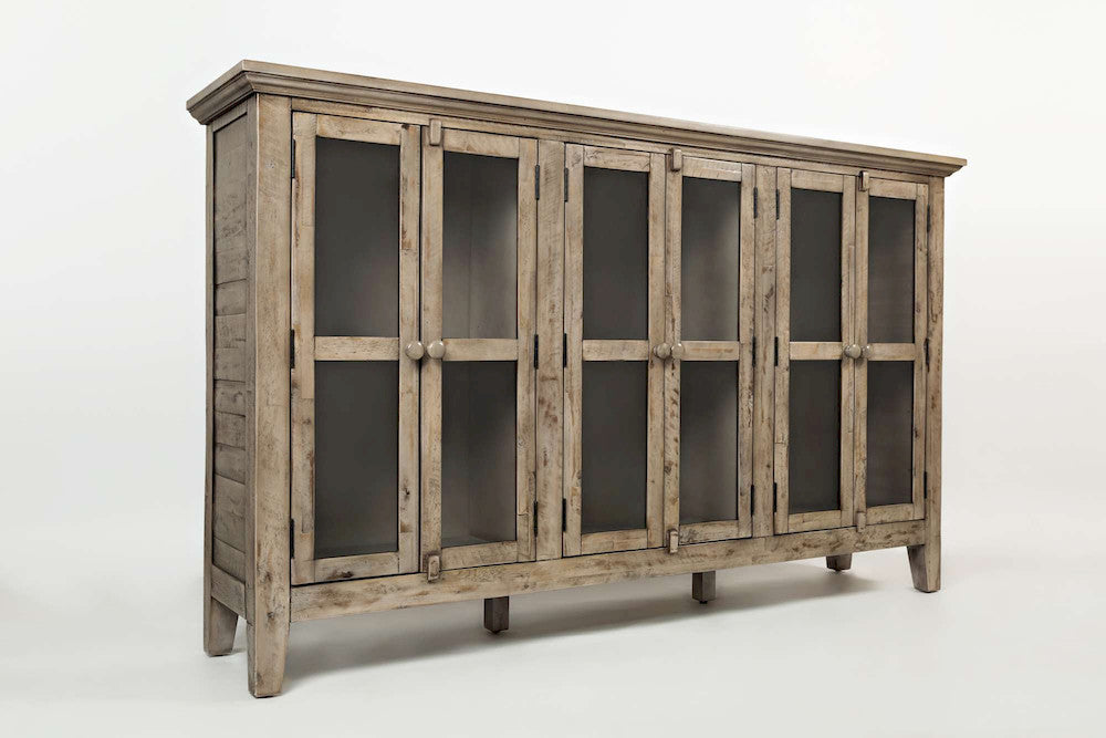 Jofran - Rustic Shores Watch Hill Brown-Grey Grey 70in Accent Cabinet - 1620-70 view 2