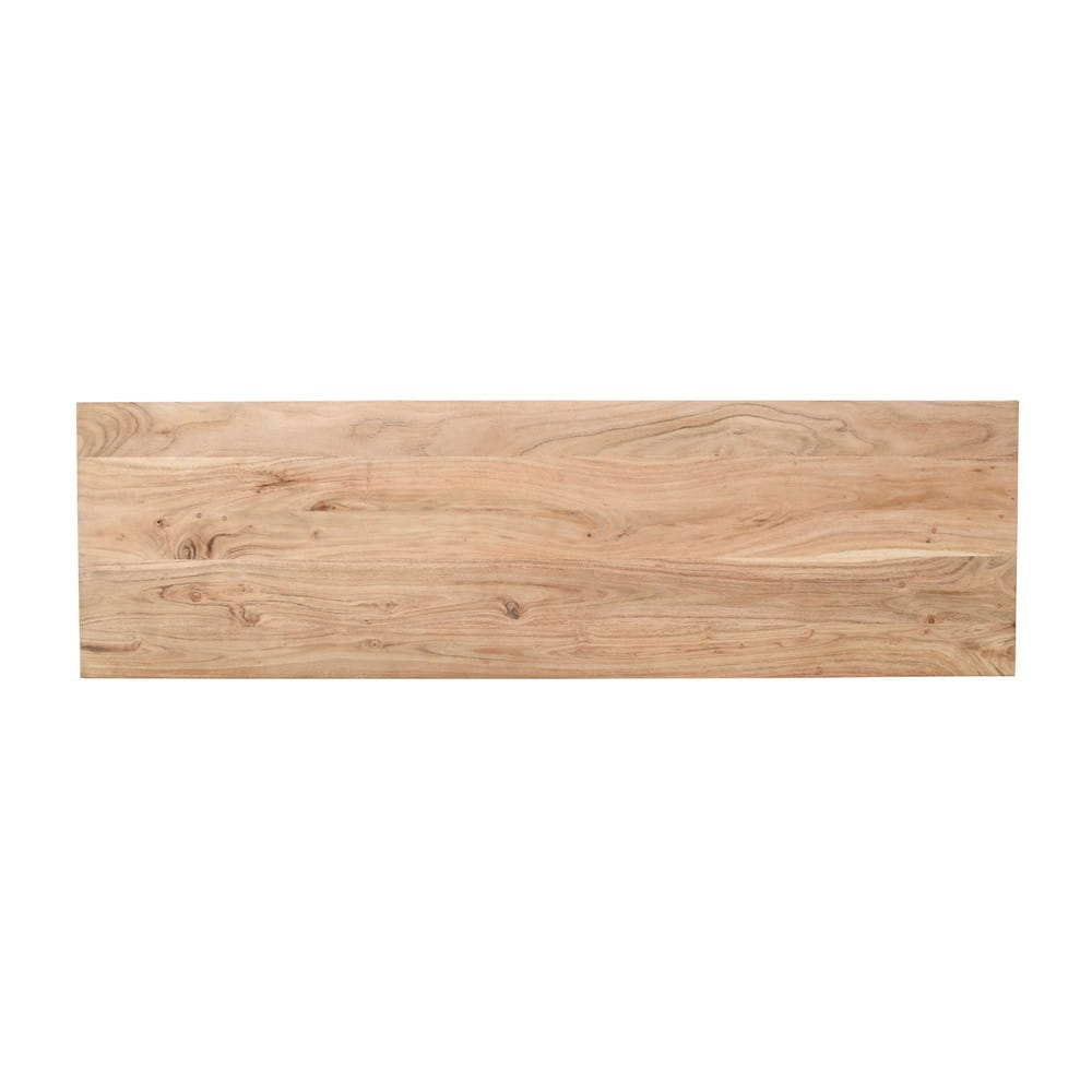 Jofran - Ryder 60in Modern Fluted Door Solid Wood Console Storage TV Stand Cabinet - Natural - 2429-60V view 10