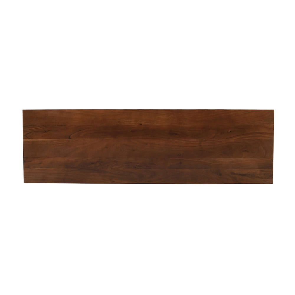 Jofran - Ryder 60in Modern Fluted Door Solid Wood Console Storage TV Stand Cabinet - Walnut - 2427-60V view 9