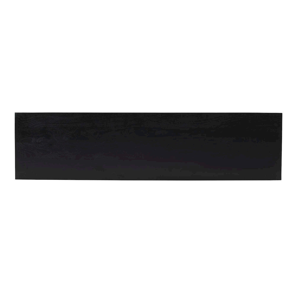 Jofran - Ryder 70in Modern Fluted Door Solid Wood Console Storage TV Stand Cabinet in Black - 2428-70V view 9