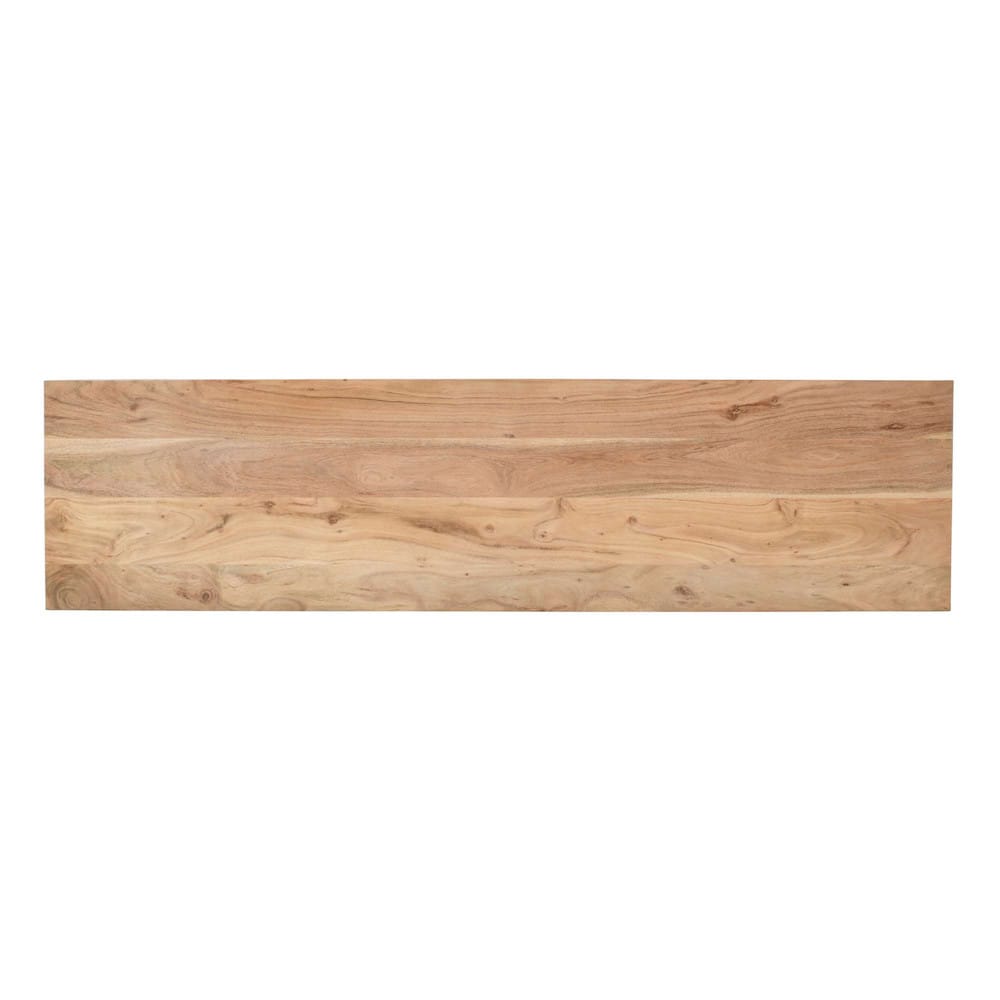 Jofran - Ryder 70in Modern Fluted Door Solid Wood Console Storage TV Stand Cabinet - Natural - 2429-70V view 11