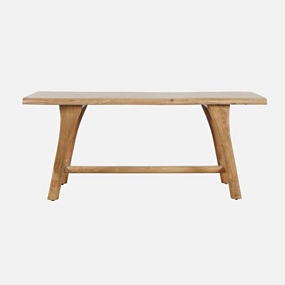 Jofran - Sedona 54in Live Edge Rustic Solid Wood Counter Height Trestle Bench - 2321-54KD veiw 2