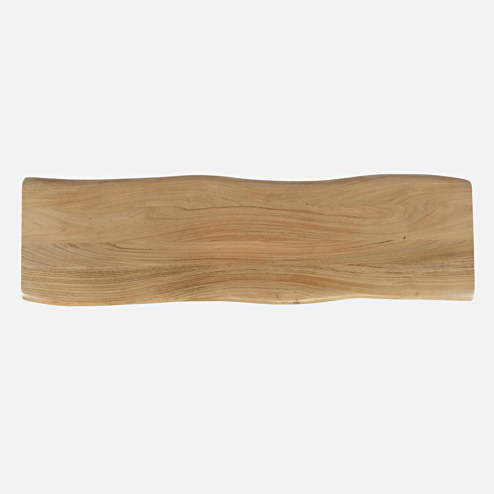 Jofran - Sedona 54in Live Edge Rustic Solid Wood Counter Height Trestle Bench - 2321-54KD view 9