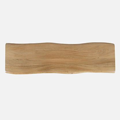 Jofran - Sedona 54in Live Edge Rustic Solid Wood Counter Height Trestle Bench - 2321-54KD view 9