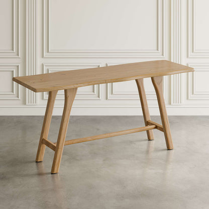 Jofran - Sedona 79in Live Edge Rustic Solid Wood Counter Height Trestle Dining Table - 2321-79 view 3