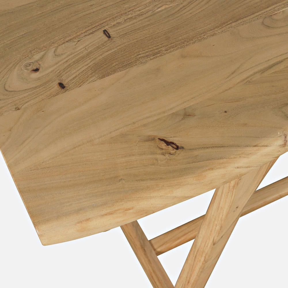 Jofran - Sedona 79in Live Edge Rustic Solid Wood Counter Height Trestle Dining Table - 2321-79 view 6