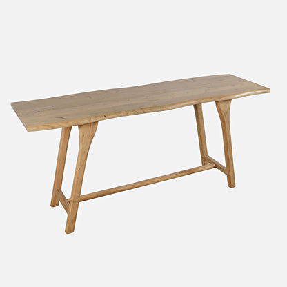 Jofran - Sedona 79in Live Edge Rustic Solid Wood Counter Height Trestle Dining Table - 2321-79 view 8