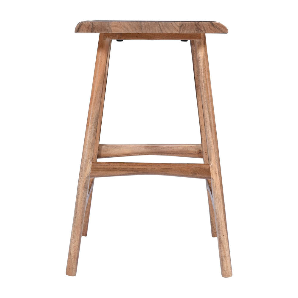 Jofran - Sedona Solid Wood Rustic Backless Counter Barstool - Set of 2 - 2321-BS160KD view 4