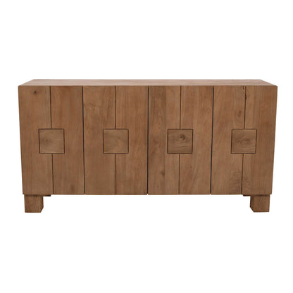 Jofran - Sequoia 62in Modern Rustic Solid Wood Four Door Sideboard Storage Cabinet - 2351-62 view 1