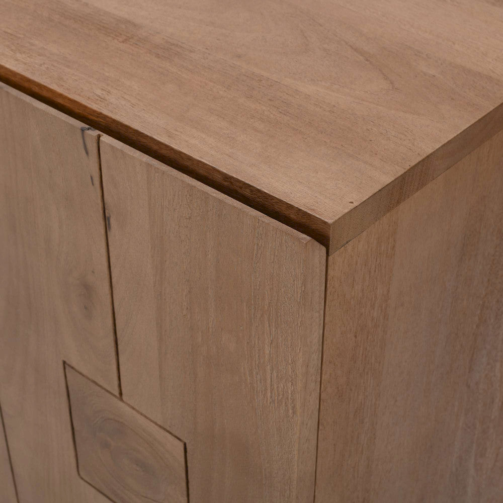 Jofran - Sequoia 62in Modern Rustic Solid Wood Four Door Sideboard Storage Cabinet - 2351-62 view 8