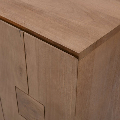 Jofran - Sequoia 62in Modern Rustic Solid Wood Four Door Sideboard Storage Cabinet - 2351-62 view 8