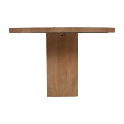 Jofran - Sequoia 79in Rustic Modern Luxury Solid Wood Butcher Block Double Pedestal Dining Table with Butterfly Joint Inlay - 2351-79TBKT view 3