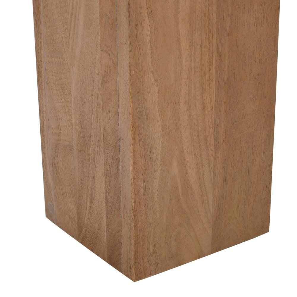 Jofran - Sequoia Modern Rustic 54in Solid Wood Double Pedestal Coffee Table with Butterfly Joint Inlay - Revised Design in Rustic Brown - 2350-1BRTBKT view 8