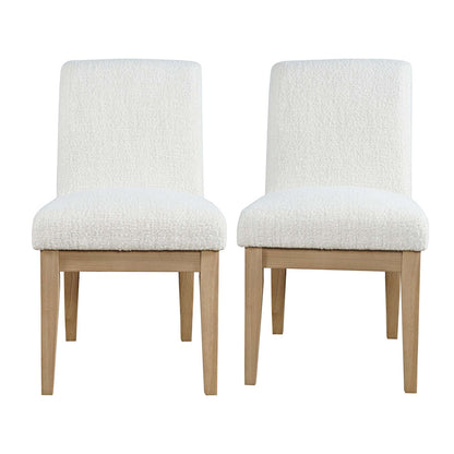 Jofran - Sequoia Modern Rustic Solid Wood Upholstered Parsons Dining Chair (Set of 2) - 2351-342KD view 4