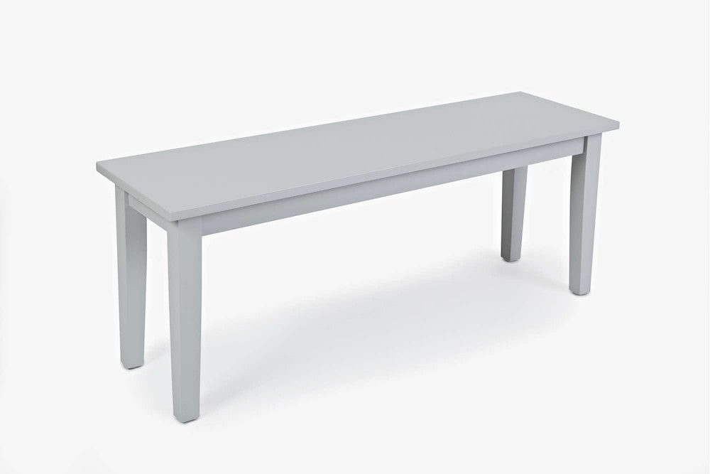Jofran - Simplicity Bench in Dove Grey - 252-14KD view 2