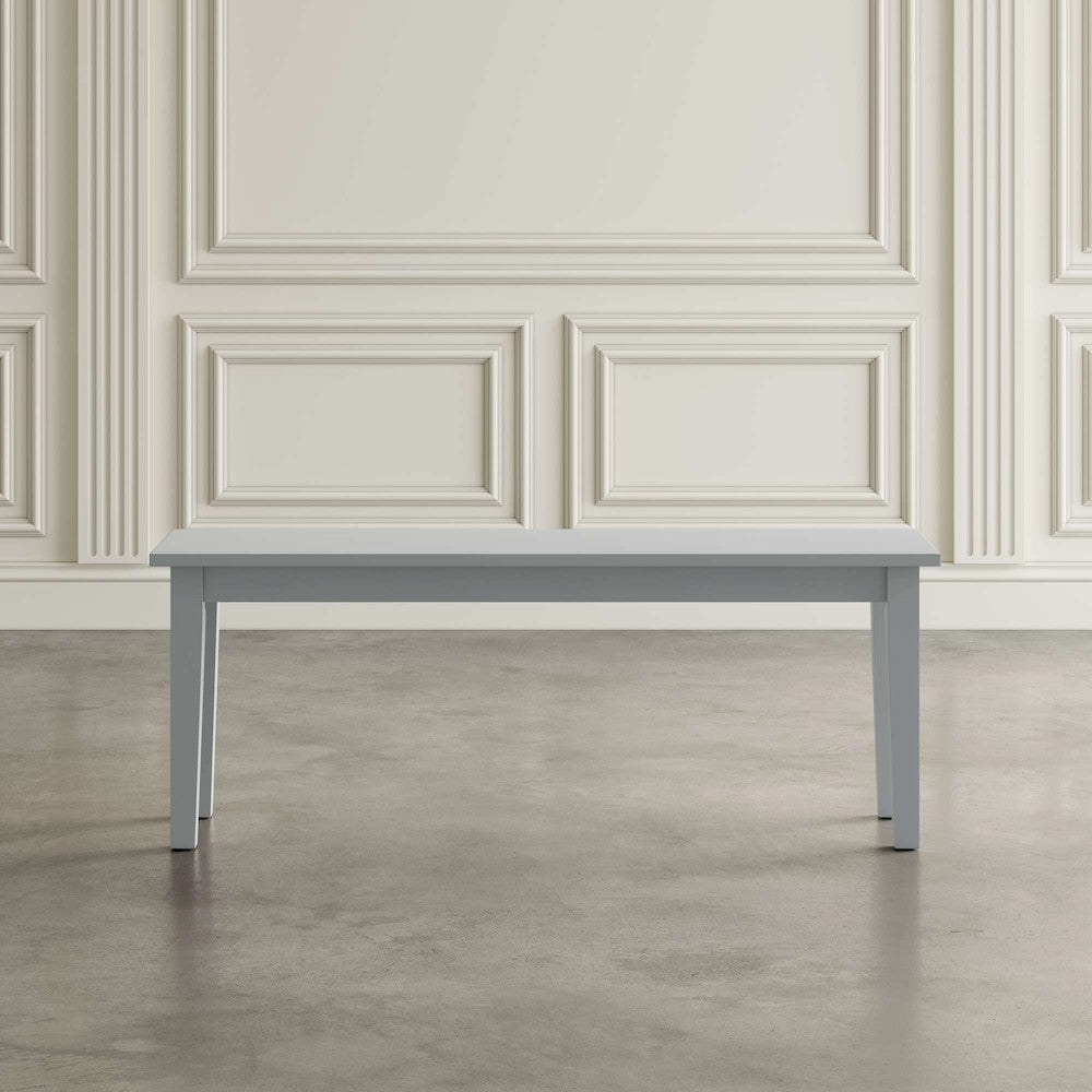 Jofran - Simplicity Bench in Dove Grey - 252-14KD view 4