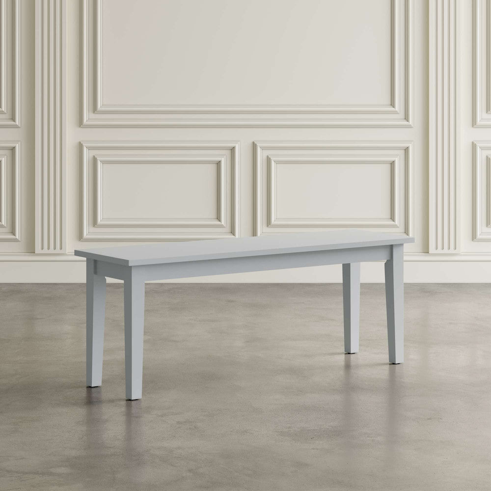 Jofran - Simplicity Bench in Dove Grey - 252-14KD view 5