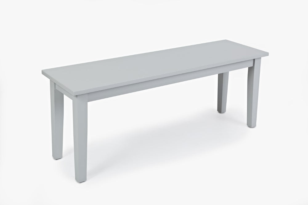 Jofran - Simplicity Bench in Dove Grey - 252-14KD veiw 2