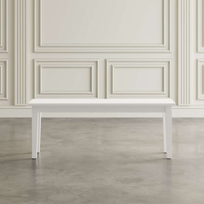 Jofran - Simplicity Bench in Paperwhite - 652-14KD view 3