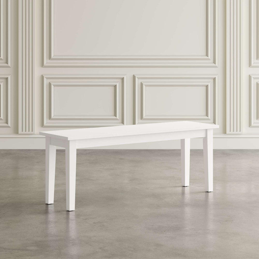 Jofran - Simplicity Bench in Paperwhite - 652-14KD view 4