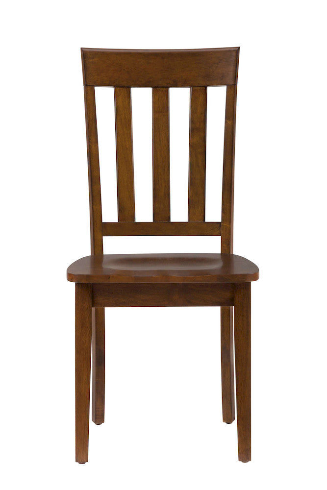 Jofran - Simplicity Caramel Slat Back Chair (Set of 2) - 452-319KD view 1
