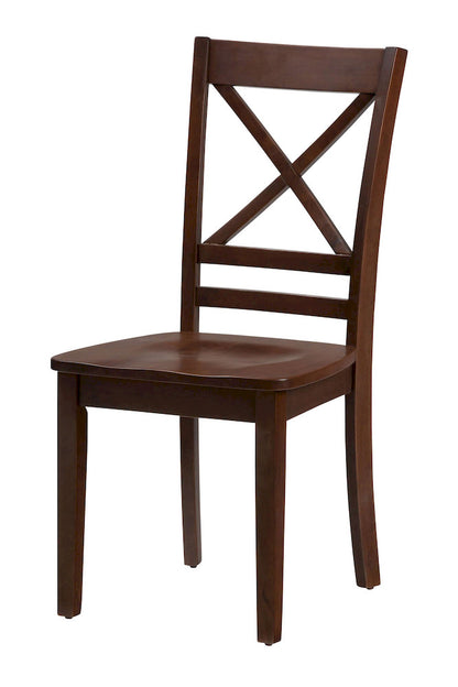 Jofran - Simplicity Caramel X Back Chair (Set of 2) - 452-806KD view 3