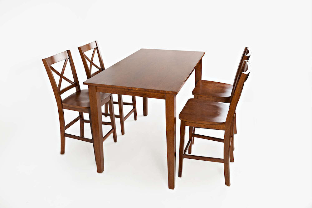 Jofran - Simplicity Counter Height Dining Table in Caramel - 452-54 view 4