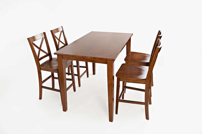 Jofran - Simplicity Counter Height Dining Table in Caramel - 452-54 view 4