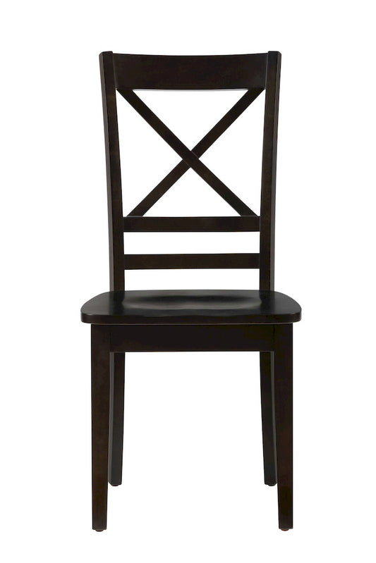 Jofran - Simplicity Espresso X Back Chair (Set of 2) - 552-806KD view 1