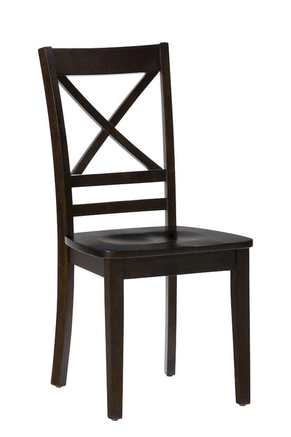 Jofran - Simplicity Espresso X Back Chair (Set of 2) - 552-806KD view 2