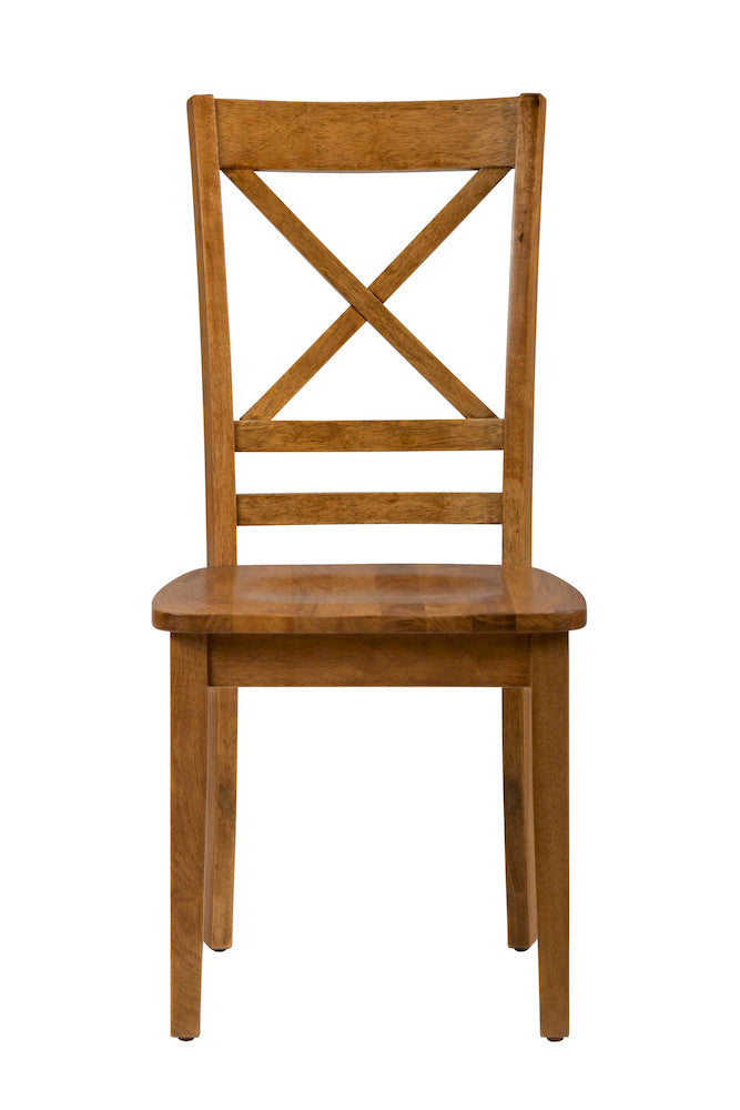 Jofran - Simplicity Honey X Back Chair (Set of 2) - 352-806KD view 1