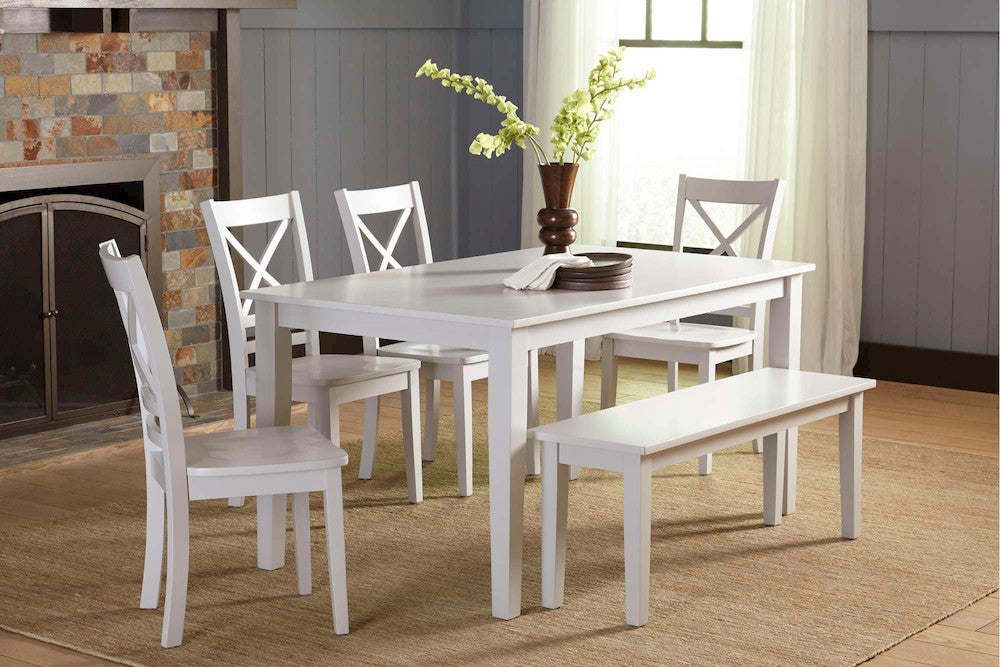 Jofran - Simplicity Rectangle Dining Table in Dove Grey - 252-60 view 5