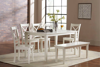 Jofran - Simplicity Rectangle Dining Table in Paperwhite - 652-60 view 5