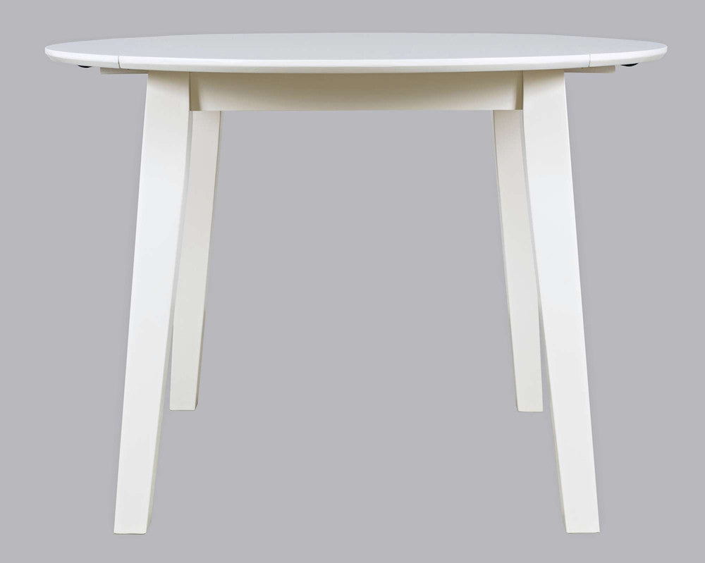 Jofran - Simplicity Round Dropleaf Table in Paperwhite - 652-28 view 1