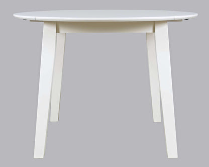Jofran - Simplicity Round Dropleaf Table in Paperwhite - 652-28 view 1