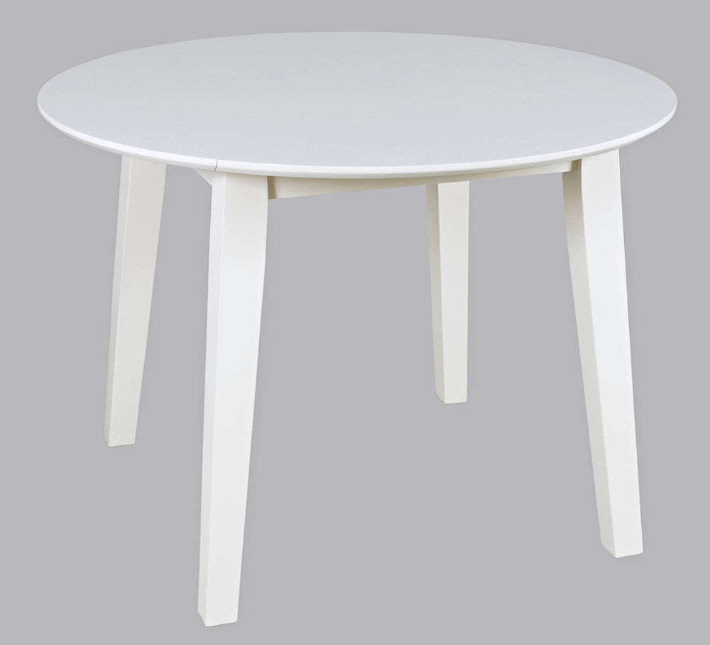 Jofran - Simplicity Round Dropleaf Table in Paperwhite - 652-28 view 2