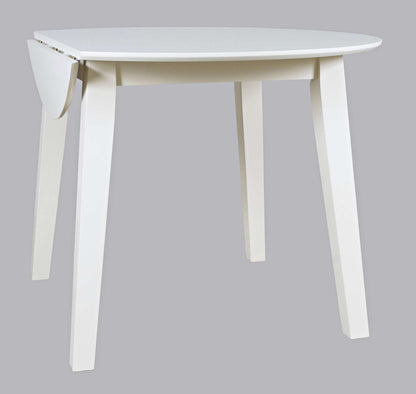 Jofran - Simplicity Round Dropleaf Table in Paperwhite - 652-28 view 5
