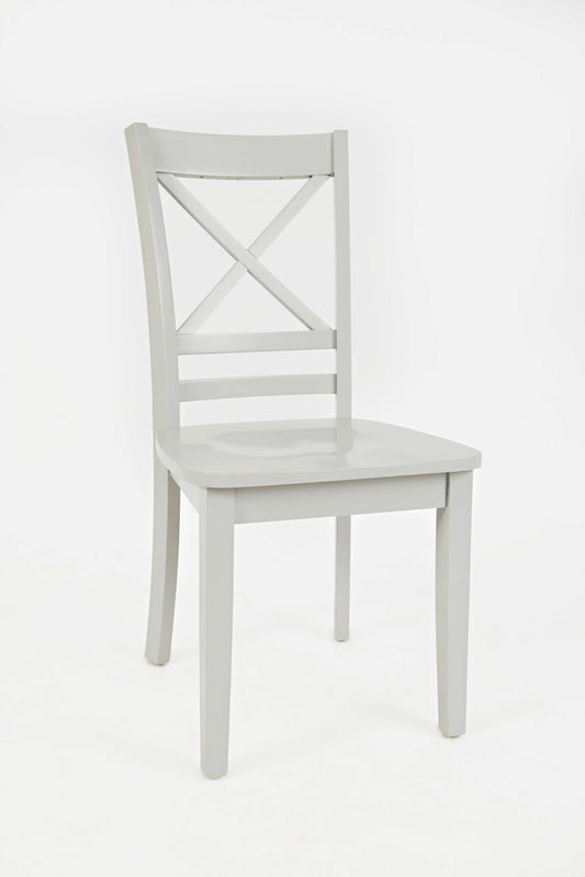 Jofran - Simplicity X Back Dining Chair in Dove Grey (Set of 2) - 252-806KD view 2