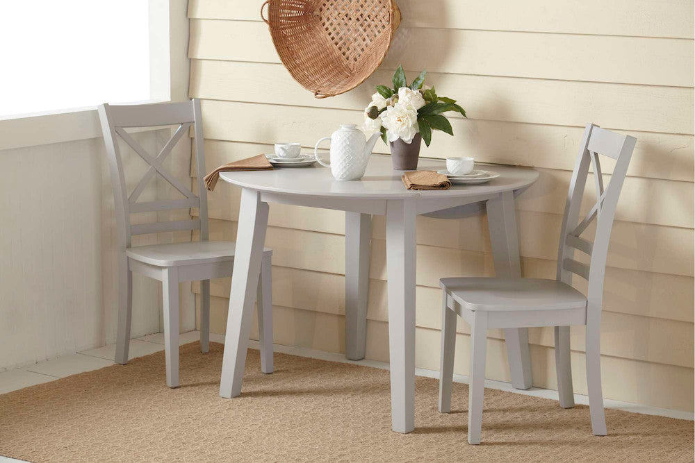 Jofran - Simplicity X Back Dining Chair in Dove Grey (Set of 2) - 252-806KD view 7