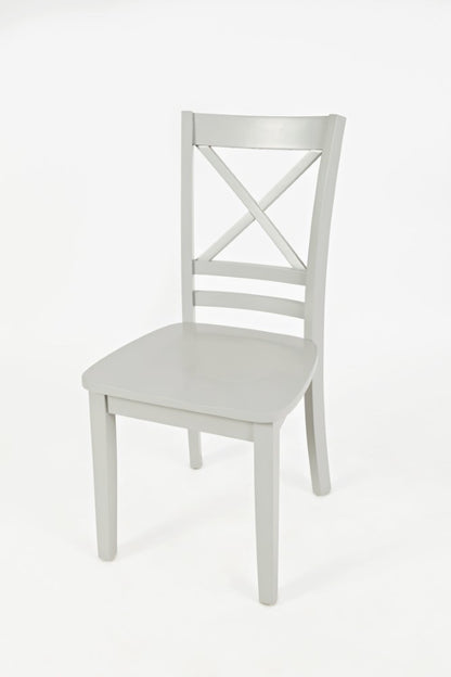Jofran - Simplicity X Back Dining Chair in Dove Grey (Set of 2) - 252-806KD veiw 2