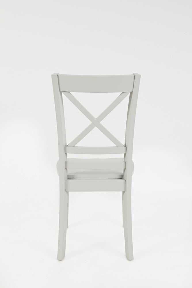Jofran - Simplicity X Back Dining Chair in Dove Grey (Set of 2) - 252-806KD veiw 4