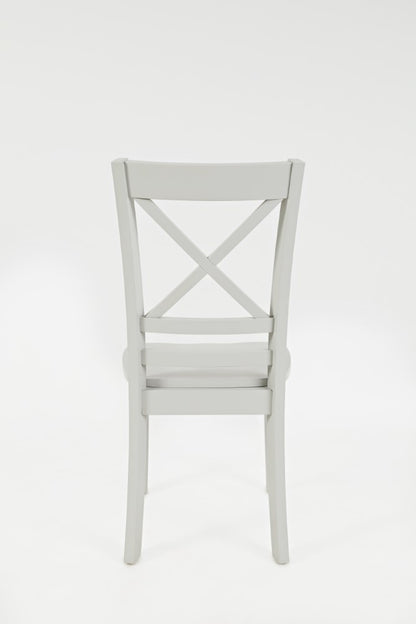 Jofran - Simplicity X Back Dining Chair in Dove Grey (Set of 2) - 252-806KD veiw 4