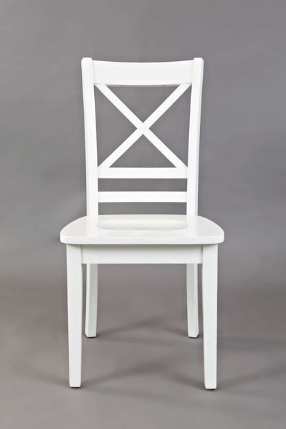 Jofran - Simplicity X Back Dining Chair in Paperwhite (Set of 2) - 652-806KD view 1