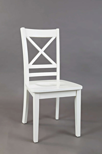 Jofran - Simplicity X Back Dining Chair in Paperwhite (Set of 2) - 652-806KD view 2