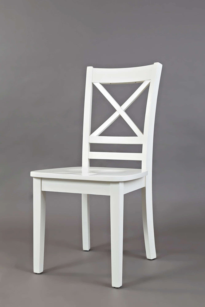 Jofran - Simplicity X Back Dining Chair in Paperwhite (Set of 2) - 652-806KD view 3